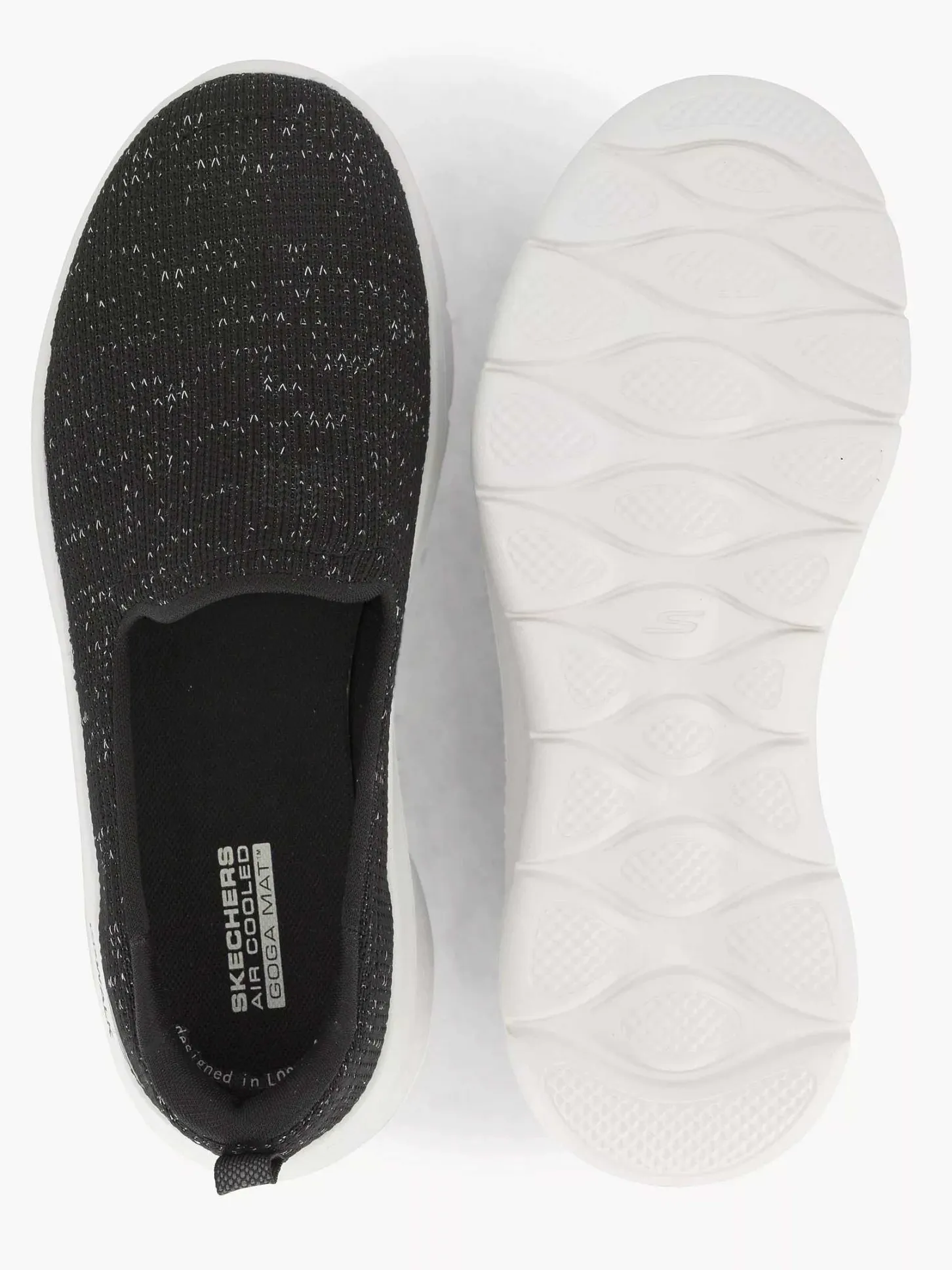 Best Zwarte Go Walk Flex - Flashing Stars Dames Sneakers