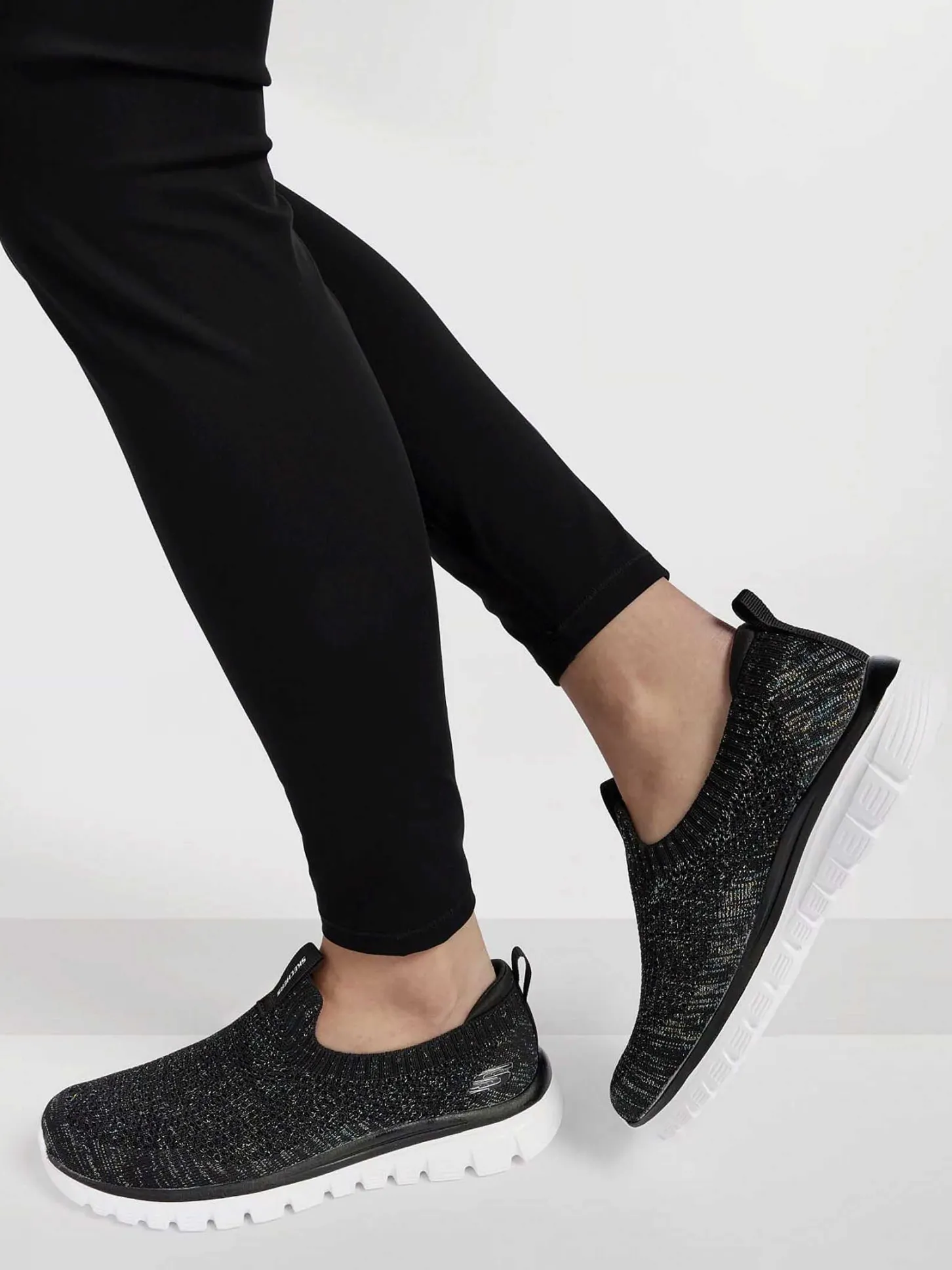 Clearance Zwarte Graceful 2.0 - Style Vip Dames Instappers