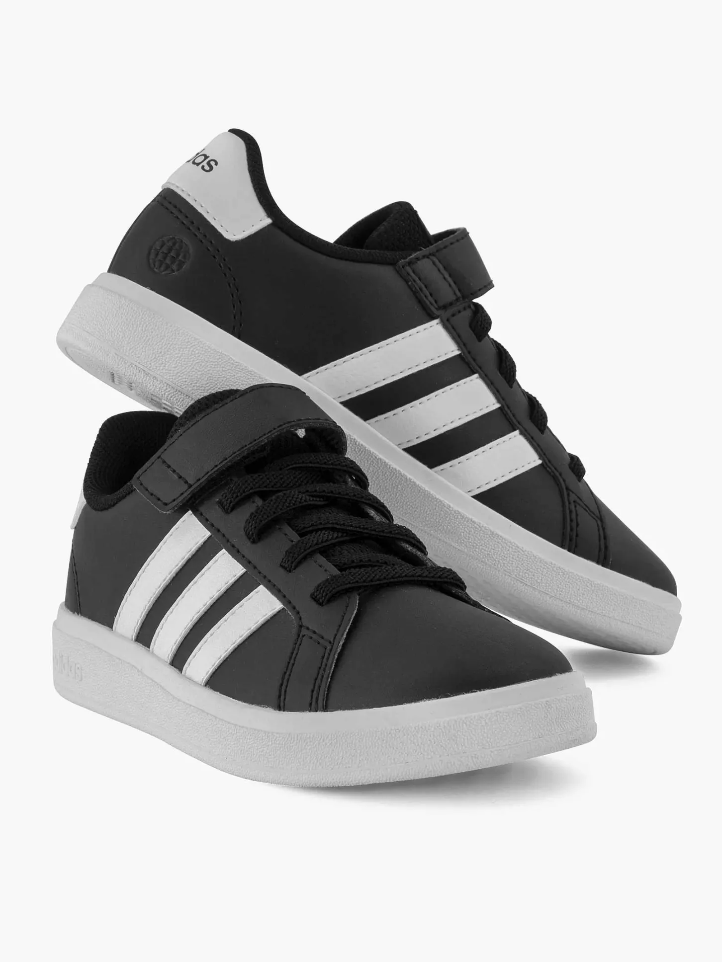 New Zwarte Grand Court El C Kinderen Jongensschoenen