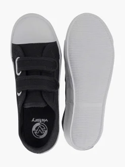 Sale Zwarte Gymschoen Klittenband Kinderen Babyschoenen