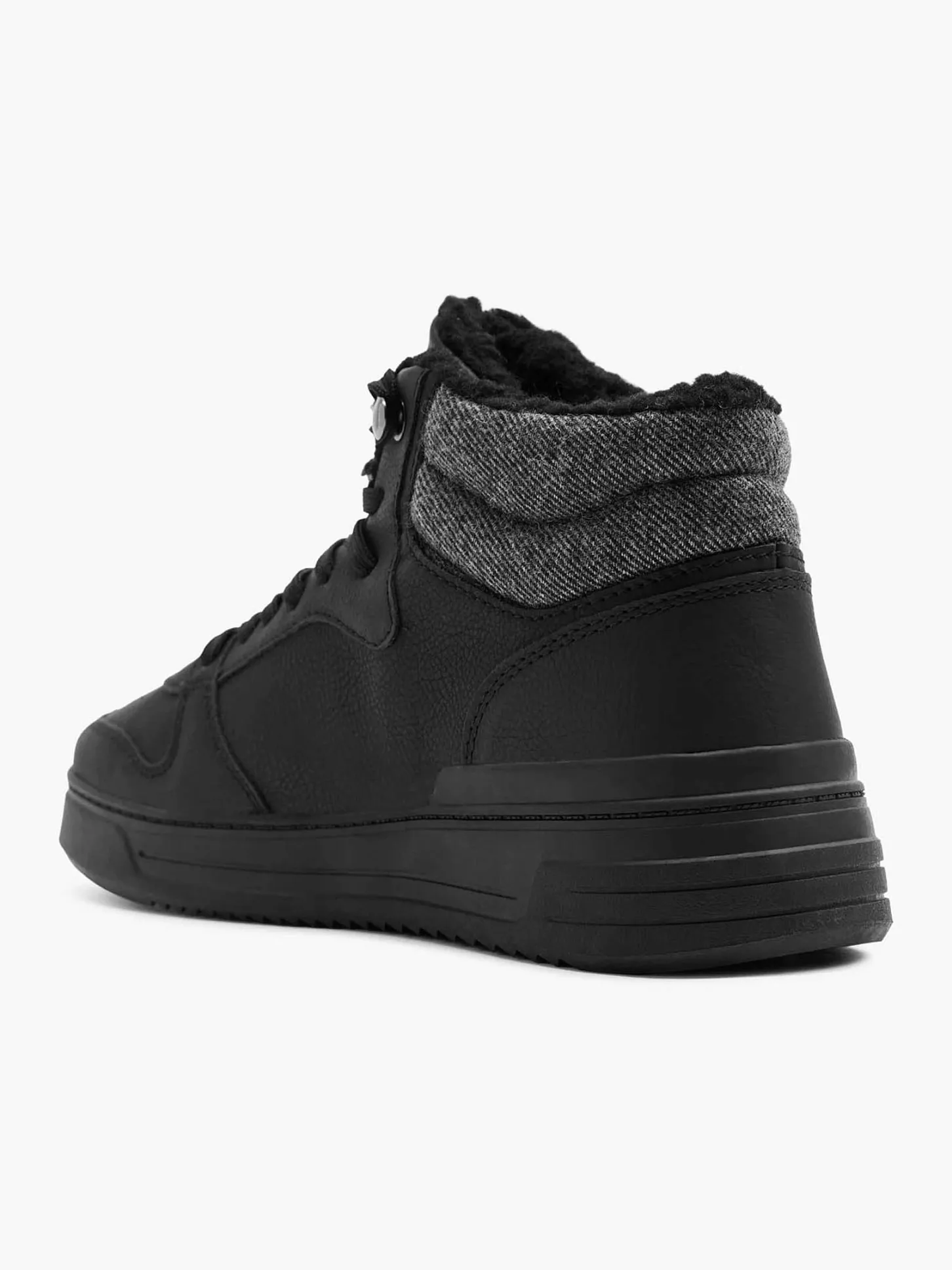 New Zwarte Hoge Sneaker Heren Sneakers