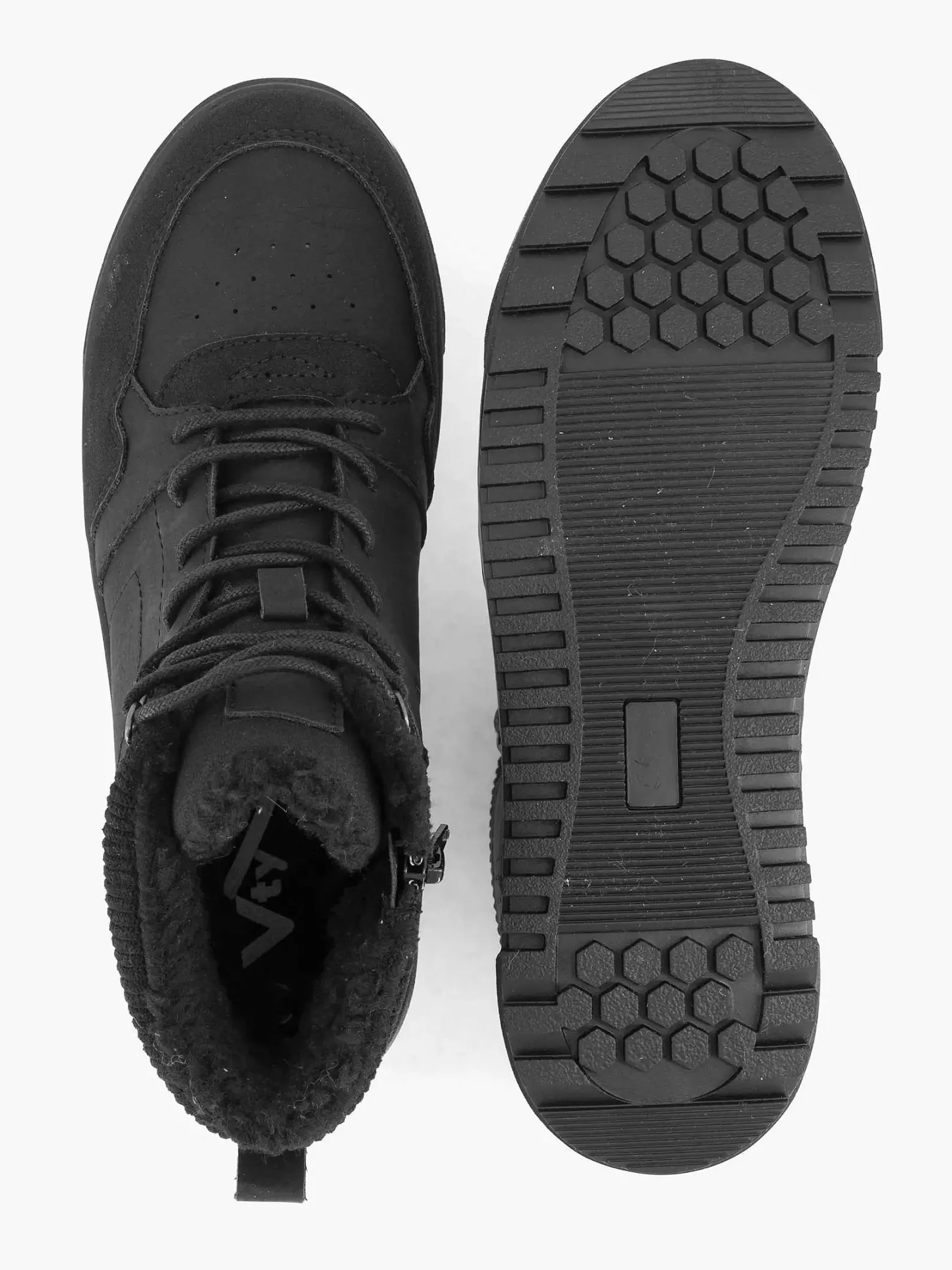 New Zwarte Hoge Sneaker Kinderen Jongensschoenen