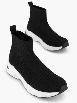 New Zwarte Hoge Sneaker Dames Sneakers