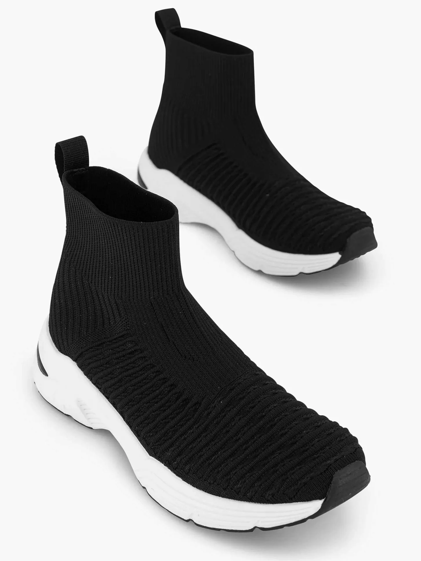 New Zwarte Hoge Sneaker Dames Sneakers
