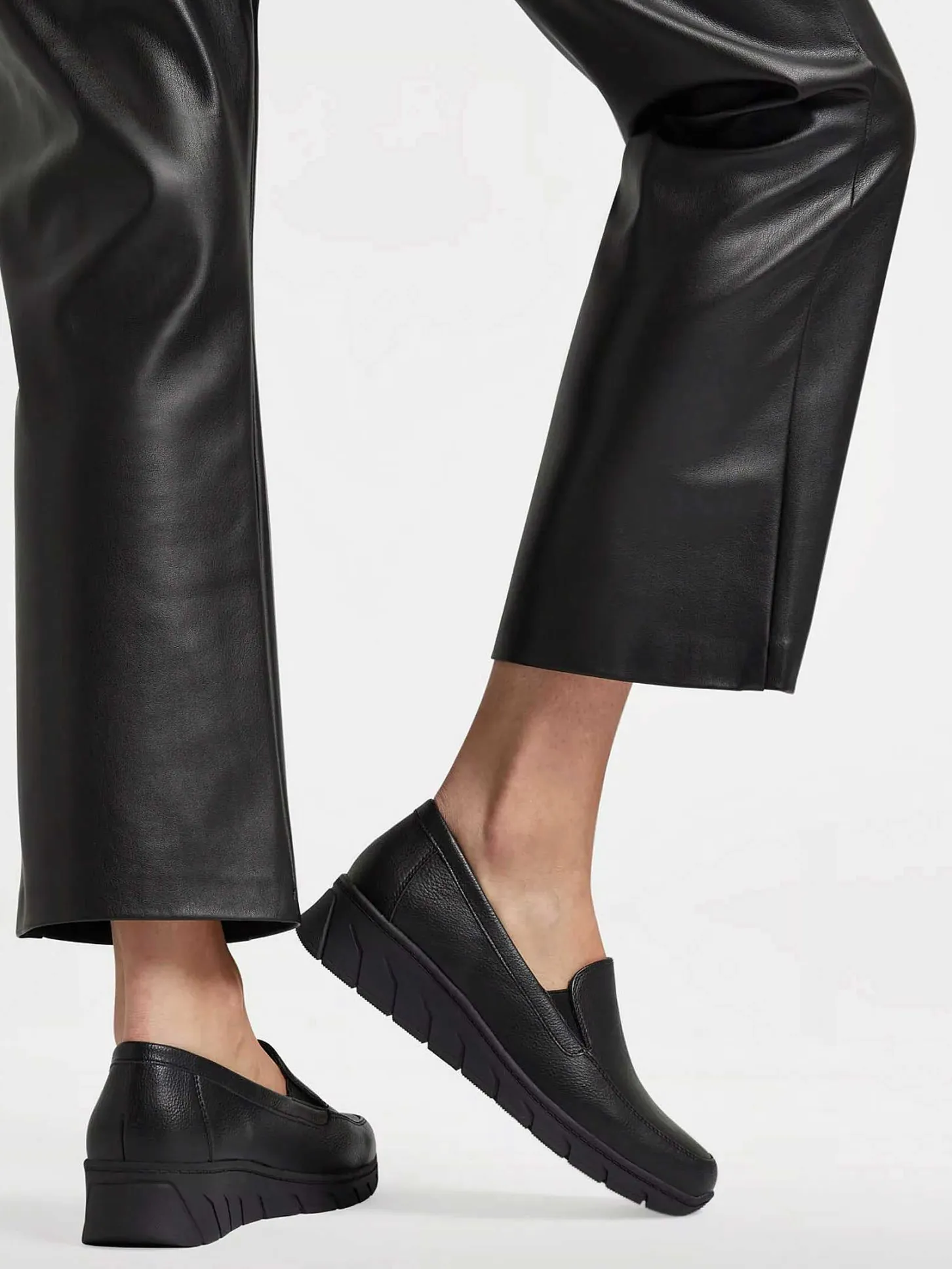 Clearance Zwarte Instapper Dames Comfort Schoenen