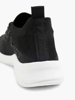 Outlet Zwarte Instapper Dames Sneakers