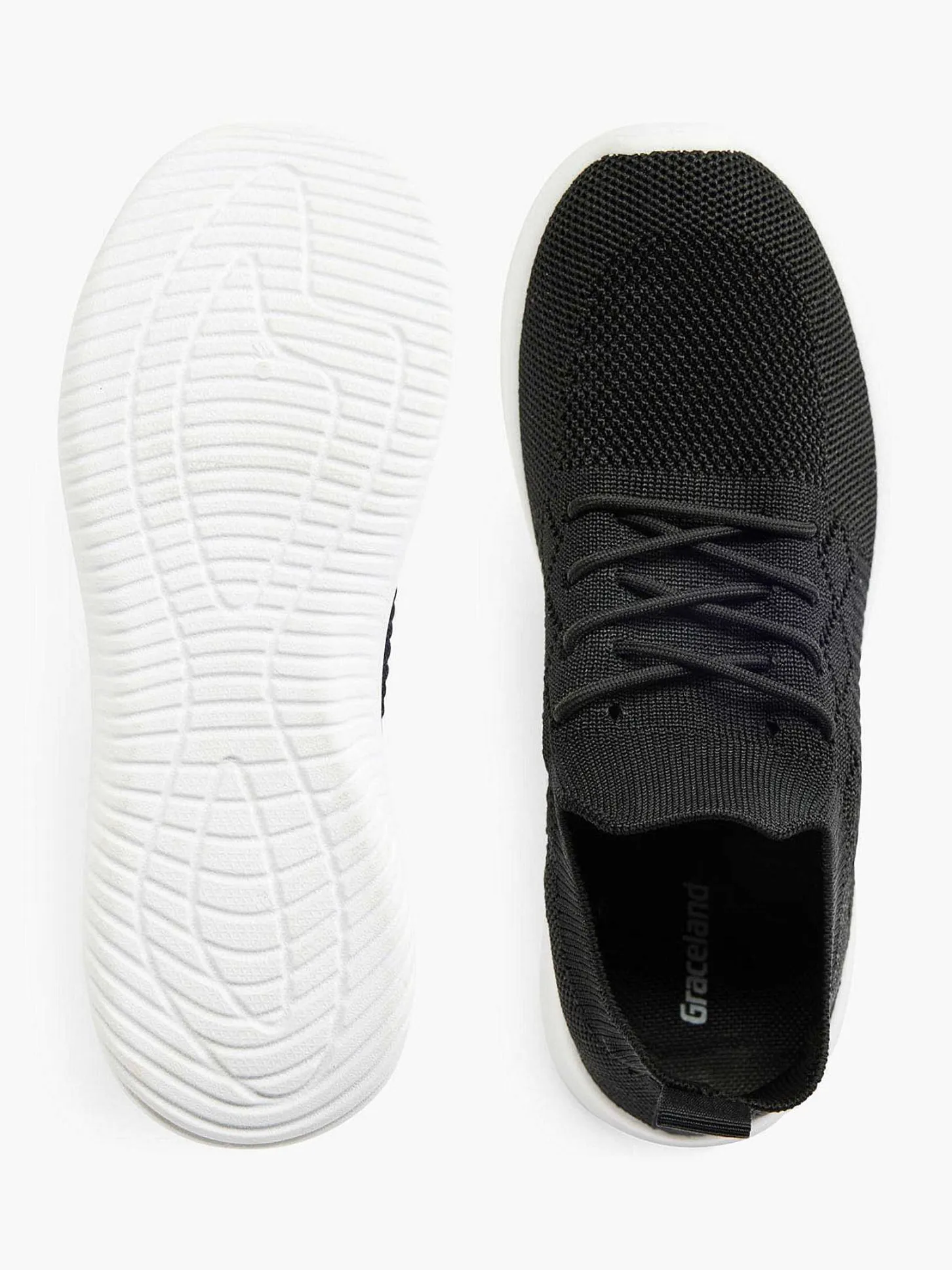 Outlet Zwarte Instapper Dames Sneakers