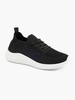 Outlet Zwarte Instapper Dames Sneakers