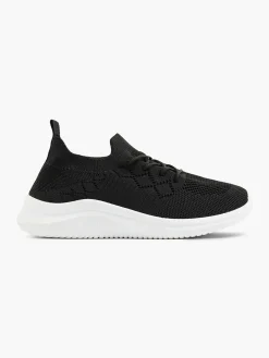 Outlet Zwarte Instapper Dames Sneakers