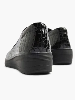 Best Zwarte Instapper Lak Dames Comfort Schoenen