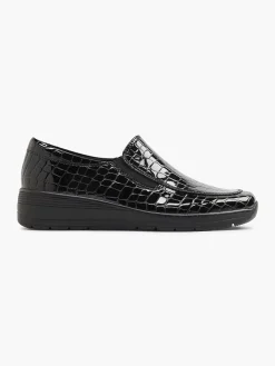 Best Zwarte Instapper Lak Dames Comfort Schoenen