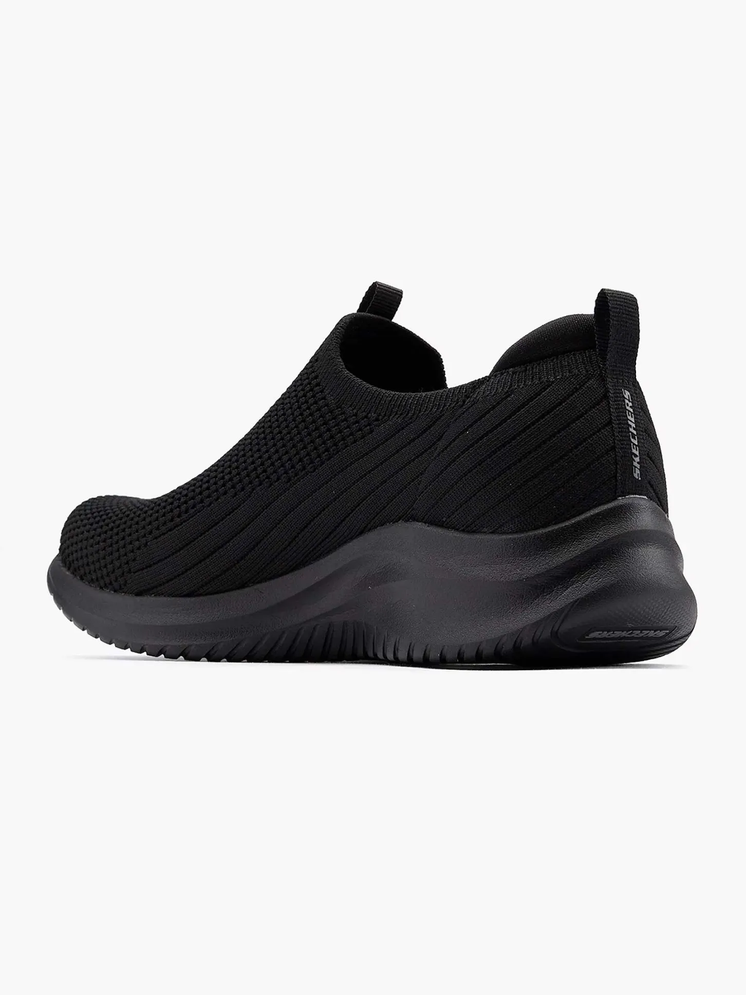 Outlet Zwarte Instapper Memory Foam Dames Sneakers