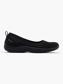 Zwarte Instapper Memory Foam Dames Instappers
