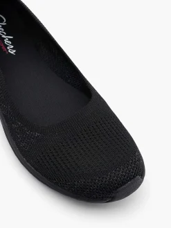 Zwarte Instapper Memory Foam Dames Instappers