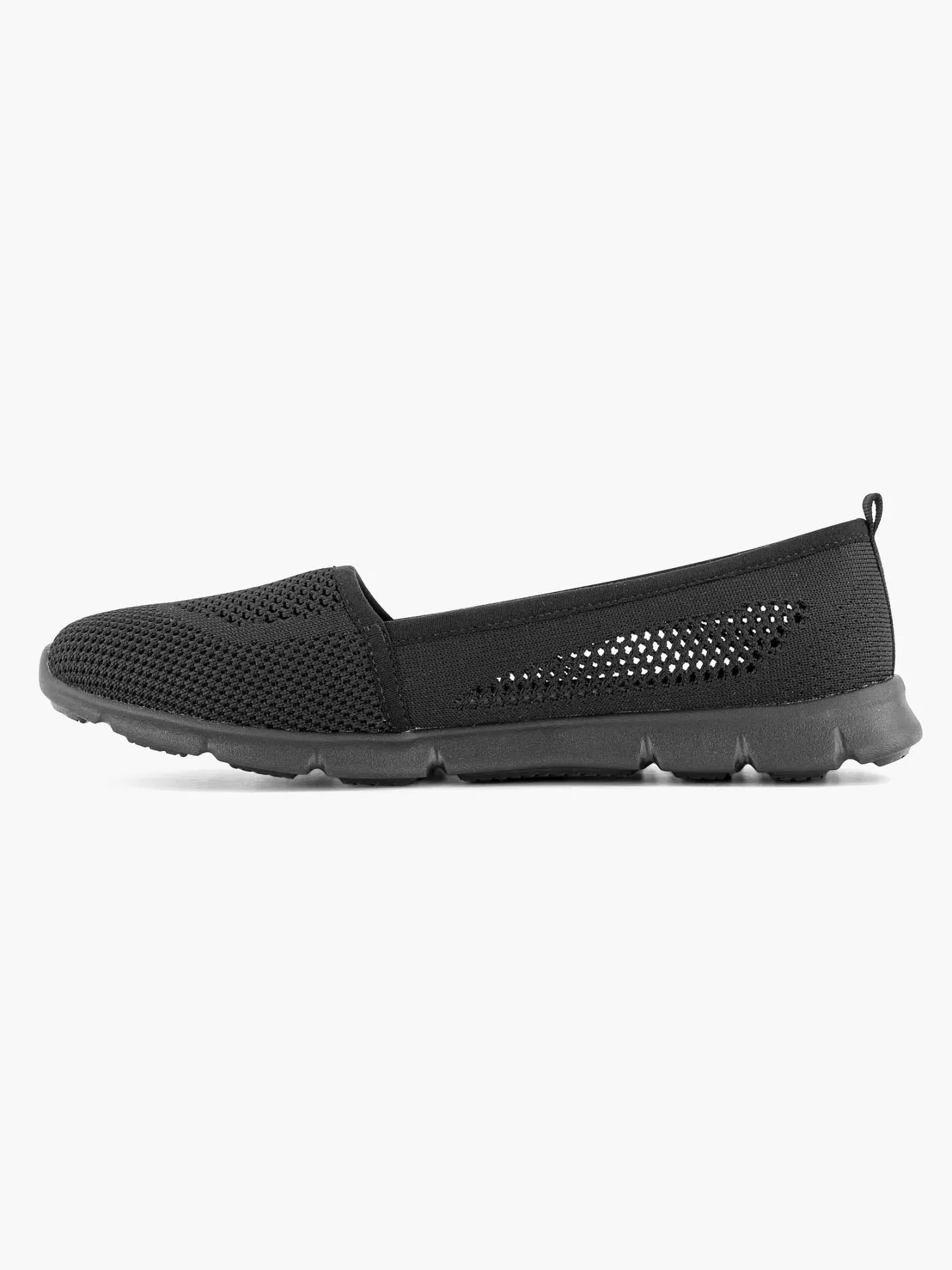 Outlet Zwarte Instapper Memory Foam Dames Comfort Schoenen