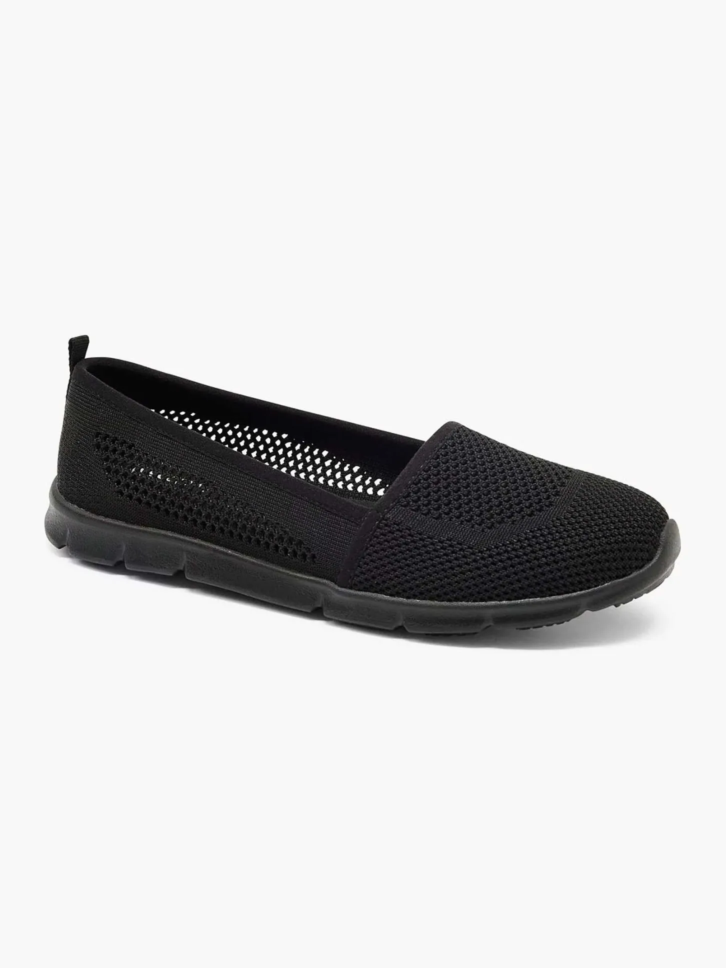 New Zwarte Instapper Memory Foam Dames Instappers