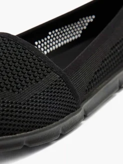 New Zwarte Instapper Memory Foam Dames Instappers