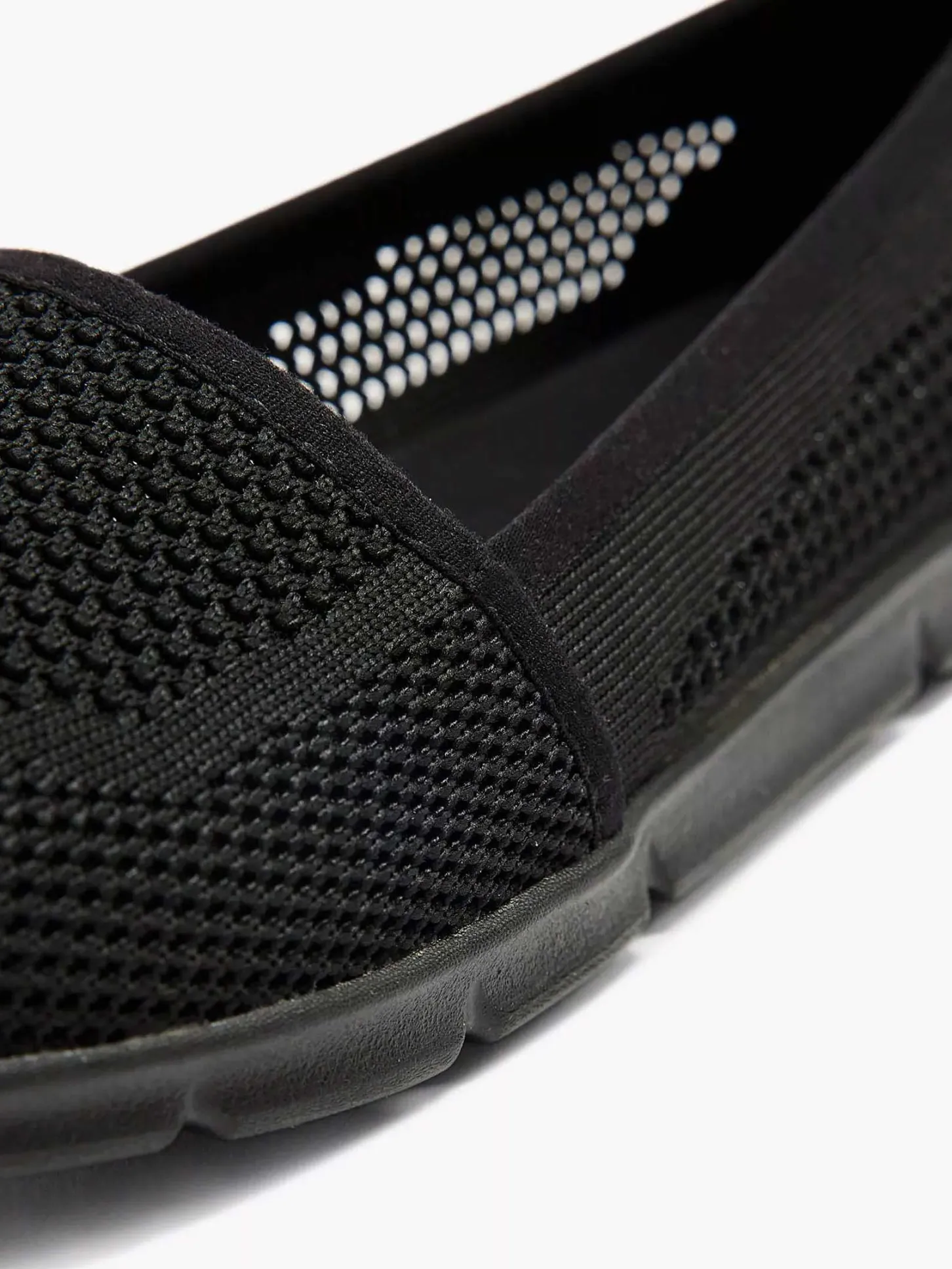 New Zwarte Instapper Memory Foam Dames Instappers