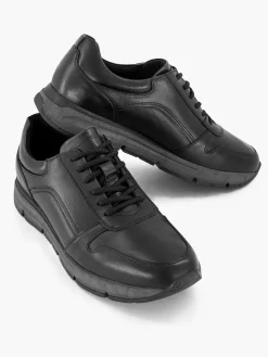 Best Zwarte Leren Sneaker Heren Sneakers