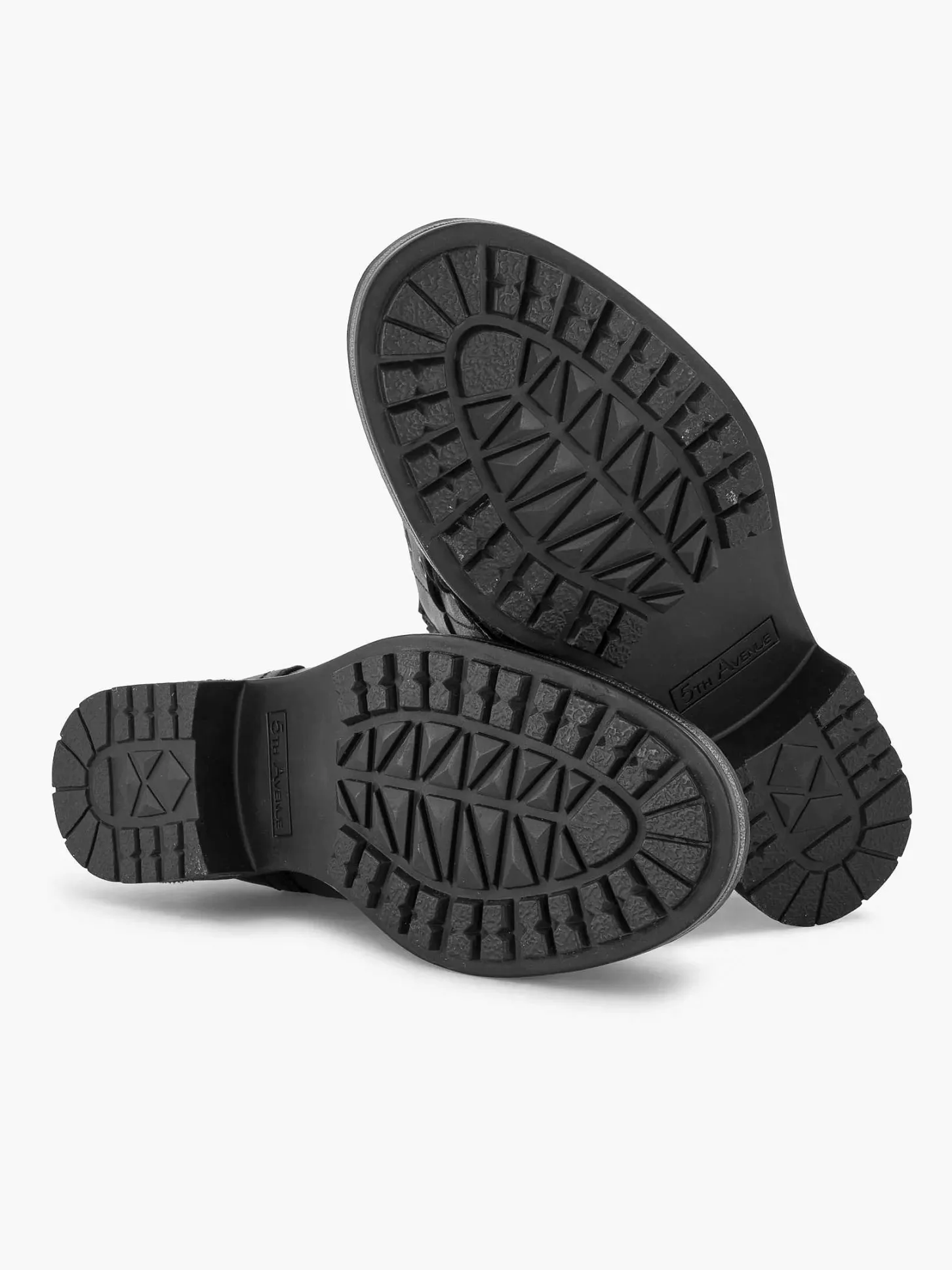 Zwarte Leren Veterboot Dames Enkellaarzen & Boots
