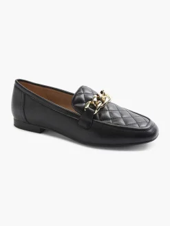Best Zwarte Loafer Ketting Dames Instappers