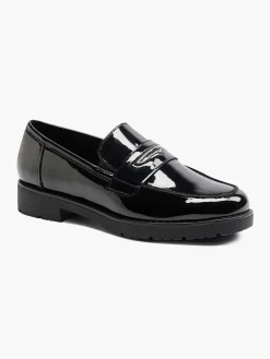 Online Zwarte Loafer Lak Dames Instappers