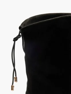 New Zwarte Overknee Laars Hak Dames Hoge Hakken