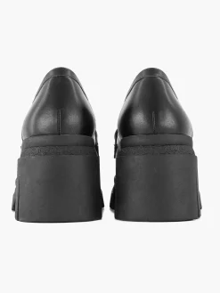 Zwarte Platform Loafer Dames Pumps