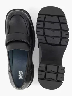 Zwarte Platform Loafer Dames Pumps