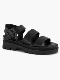 Outlet Zwarte Platform Sandaal Dames Sandalen