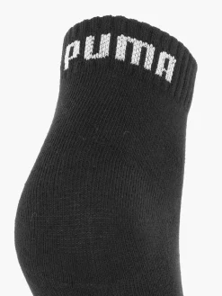 Discount Zwarte Quarter Plain 3 Pak 35-38 Dames Sokken