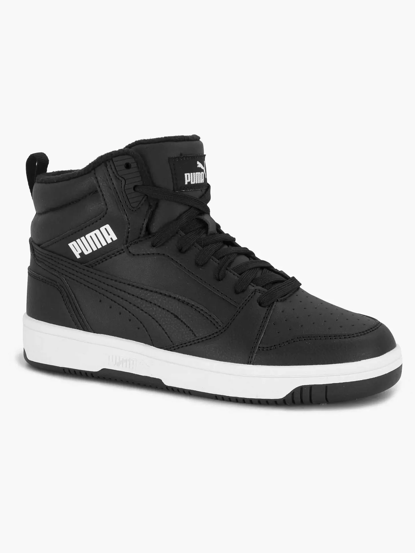 Zwarte Rebound V6 Mid Wtr Jr Kinderen Jongensschoenen