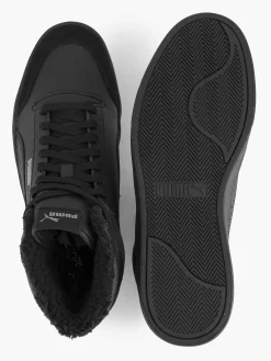Sale Zwarte Shuffle Mid Fur Heren Sneakers