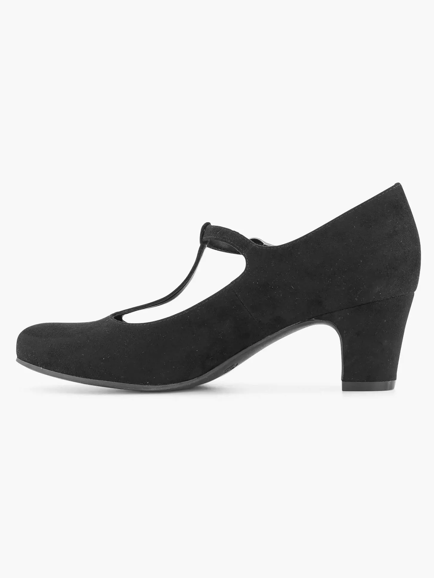Discount Zwarte Pump Gesp Dames Hoge Hakken