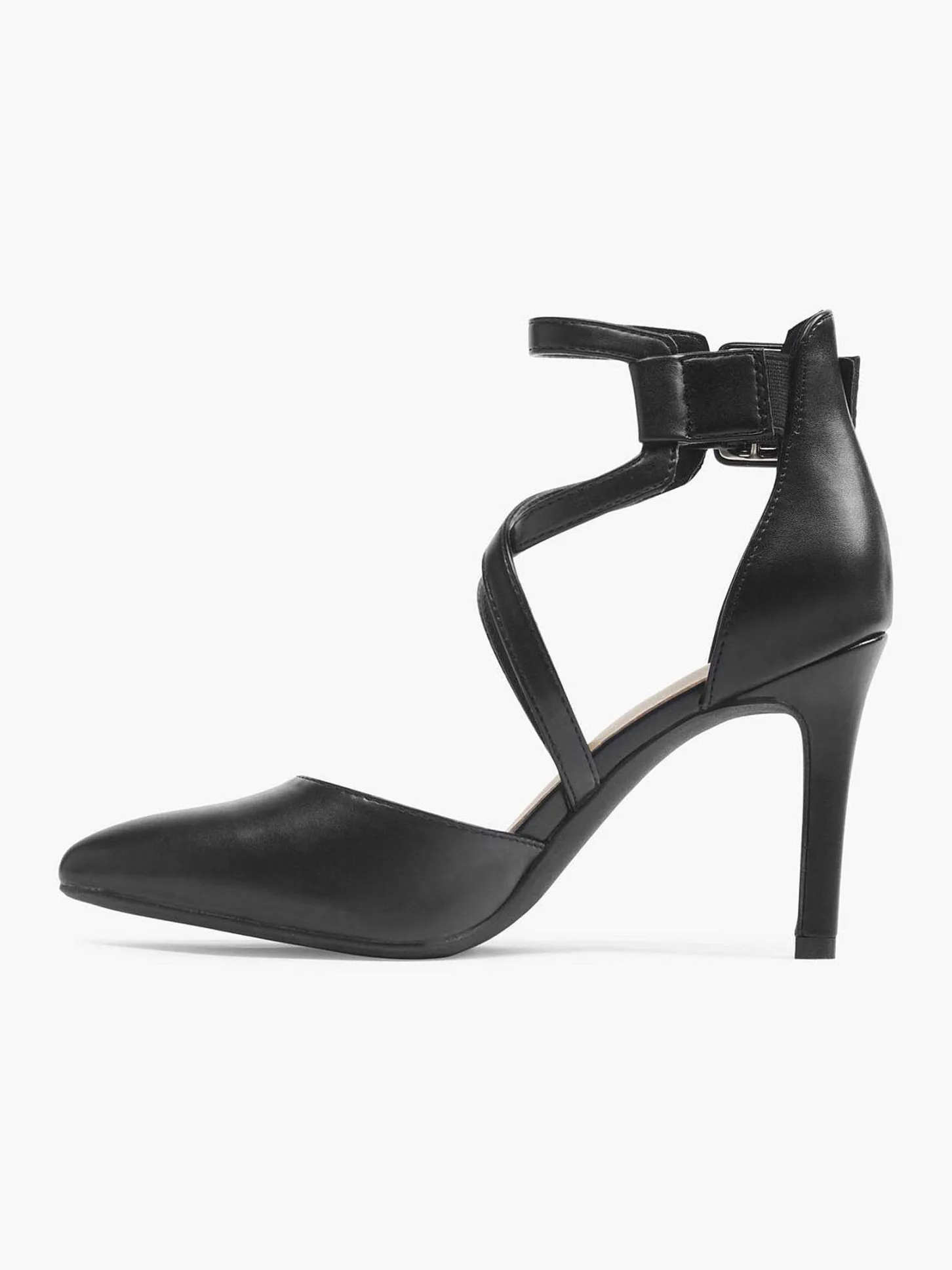 Online Zwarte Pump Gespsluiting Dames Hoge Hakken