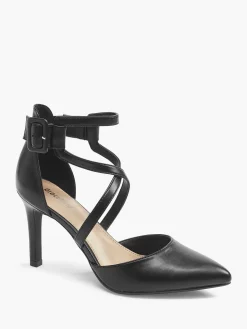 Online Zwarte Pump Gespsluiting Dames Hoge Hakken