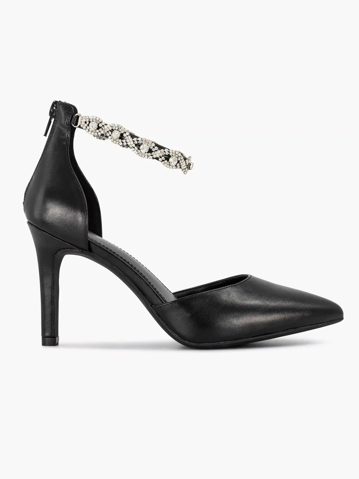 Clearance Zwarte Pump Steentjes Dames Pumps