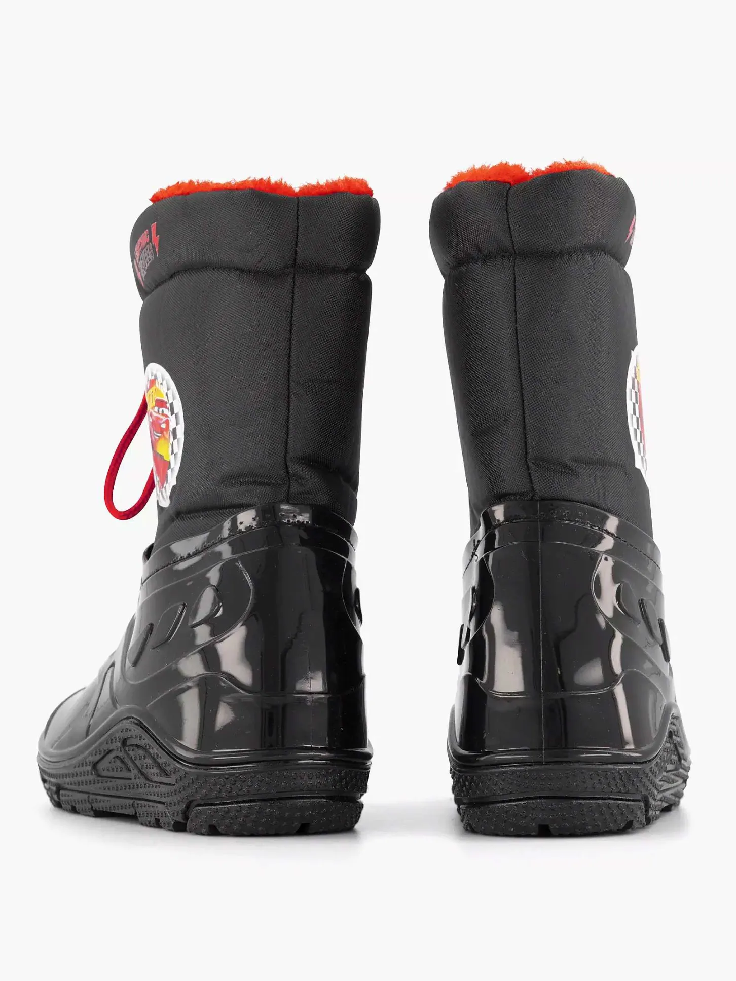Sale Zwarte Regenlaars Gevoerd Kinderen Babyschoenen