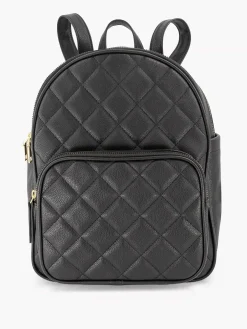 New Zwarte Rugzak Doorgestikt Dames Online Exclusive Accessoires