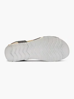Zwarte Sandaal Dames Comfort Schoenen