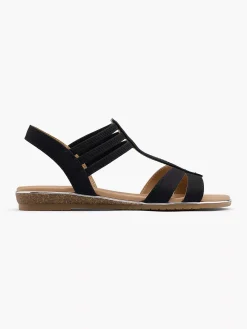 Discount Zwarte Sandaal Dames Sandalen