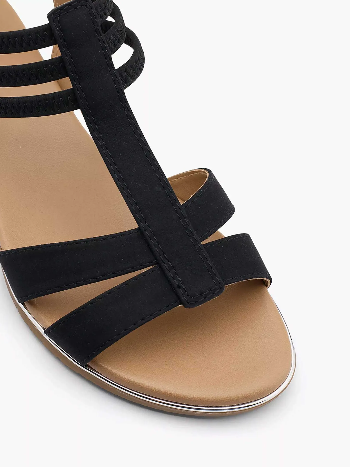 Discount Zwarte Sandaal Dames Sandalen