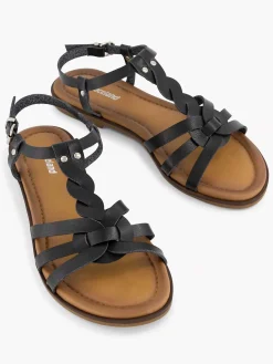 Best Zwarte Sandaal Dames Sandalen