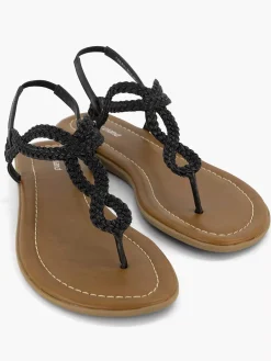 Sale Zwarte Sandaal Dames Sandalen
