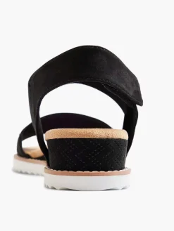 Outlet Zwarte Sandaal Desert Kiss Dames Sandalen