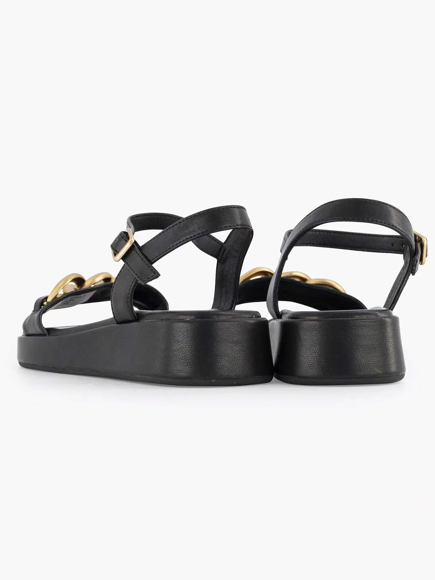 Hot Zwarte Sandaal Sierketting Dames Sandalen