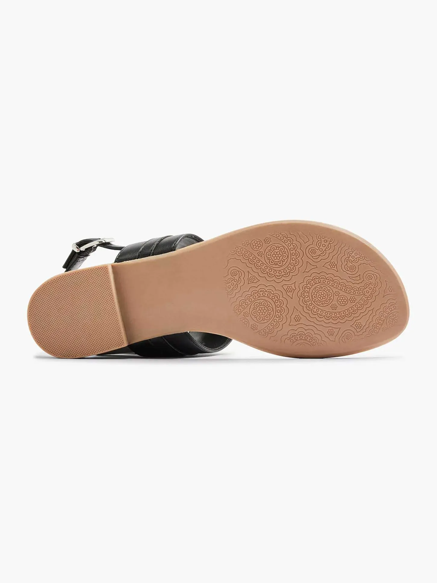 Discount Zwarte Sandaal Sierketting Dames Sandalen