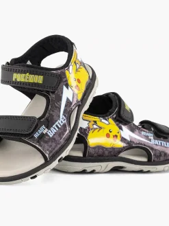 Outlet Zwarte Sandalen Pokemon Kinderen Jongensschoenen