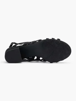 Sale Zwarte Sandalette Dames Sandalen