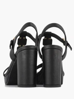Outlet Zwarte Sandalette Dames Sandalen